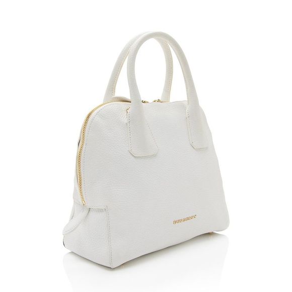 Burberry Grainy Calfskin Greenwood Small Bowling Bag - Picture 2 of 15